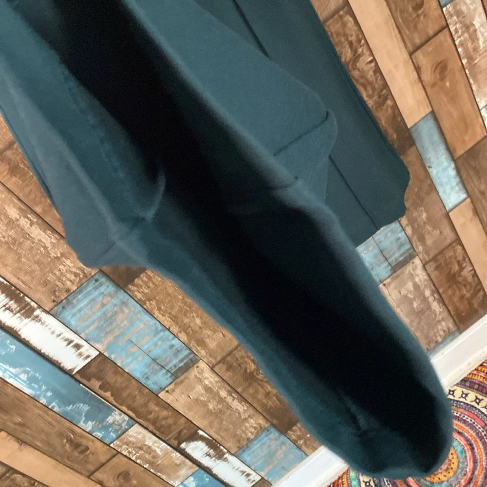 A new day green stretch high waisted flare slacks - Picture 8 of 16